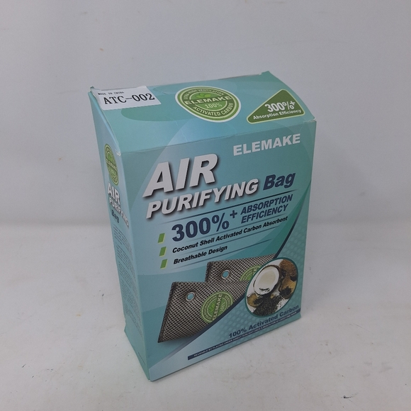 Elemake Air Purifying Bag Coconut Shell Activated Carbon Reusable Odor Relief - Picture 9 of 9